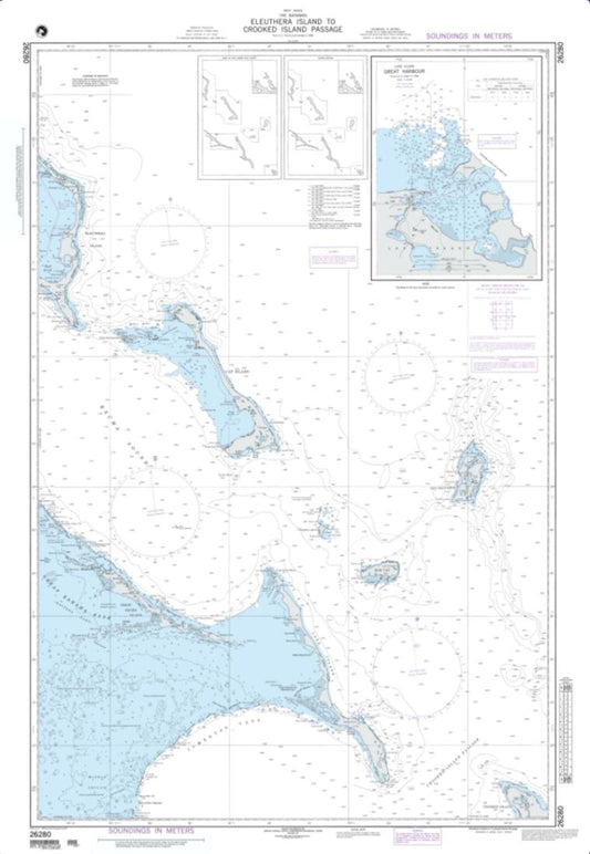 Eleuthera Island To Crooked Island Passage (NGA-26280-7) by National Geospatial-Intelligence Agency