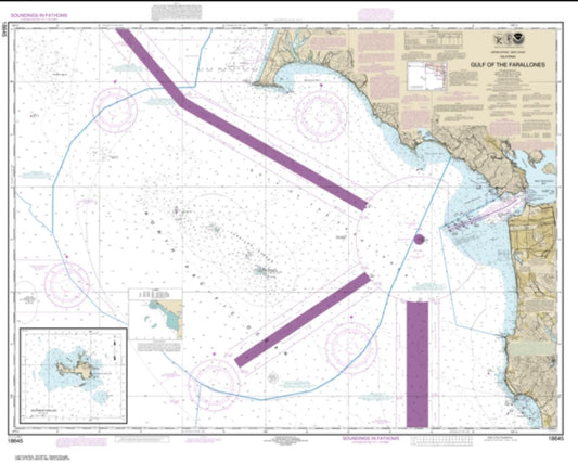 Gulf of the Farallones; Southeast Farallon (18645-28) by NOAA Nautical Chart
