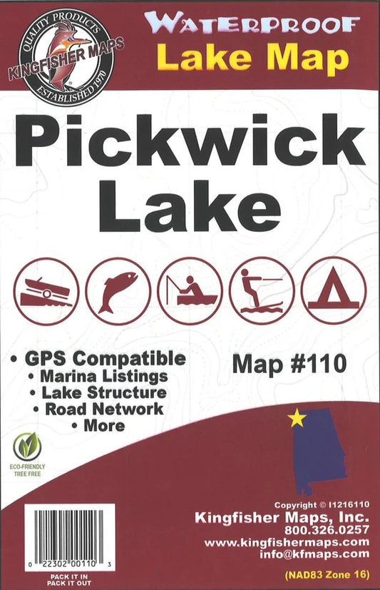 Pickwick Lake Fishing Map-110
