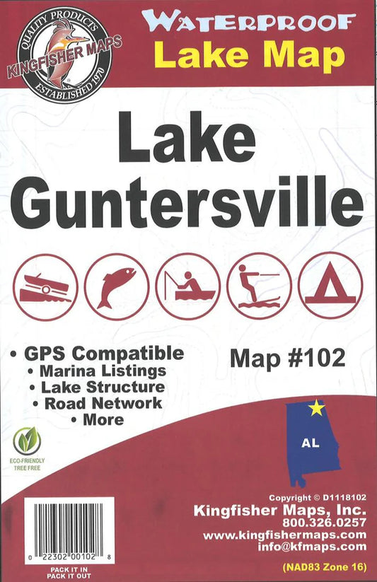 Lake Guntersville Fishing Map-102