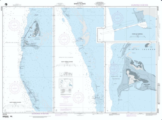 Bimini Islands; Panel A: North Bimini Islands (NGA-26324-16) by National Geospatial-Intelligence Agency