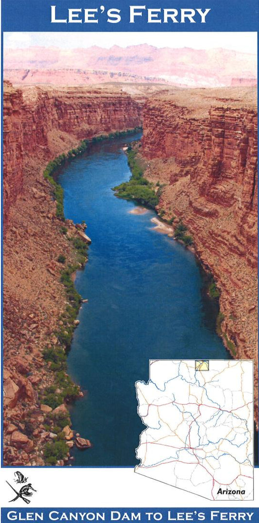 Lee's Ferry: Glen Canyon Dam to Lee's Ferry Fishing Map