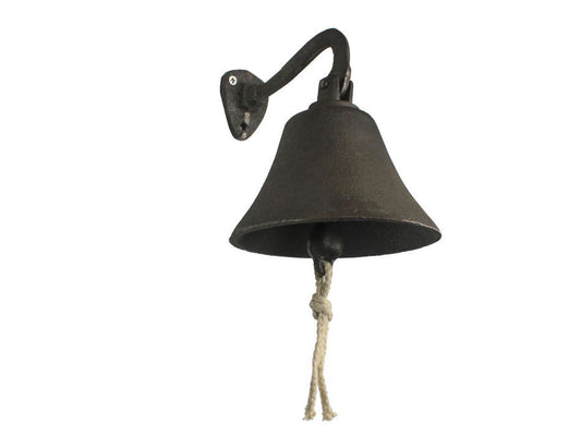 Cast Iron Hanging Ship's Bell 6"