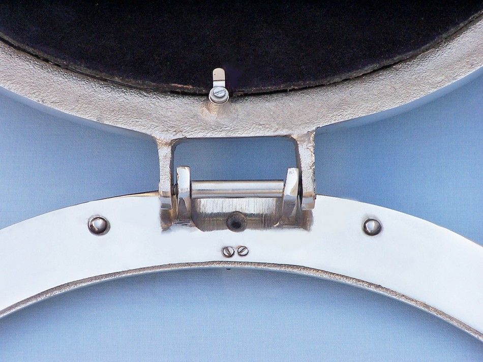 Chrome Decorative Ship Porthole Clock 20"