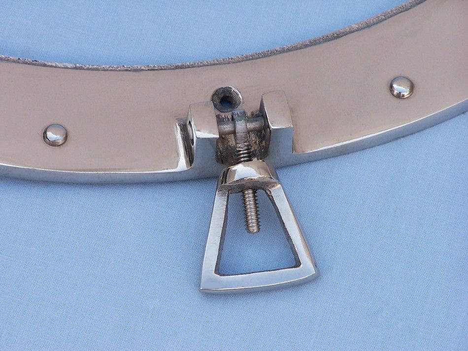 Chrome Decorative Ship Porthole Clock 20"
