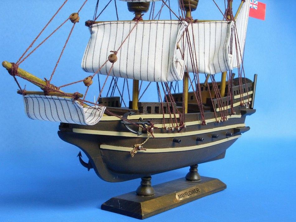 Mayflower Tall Model Ship 14"