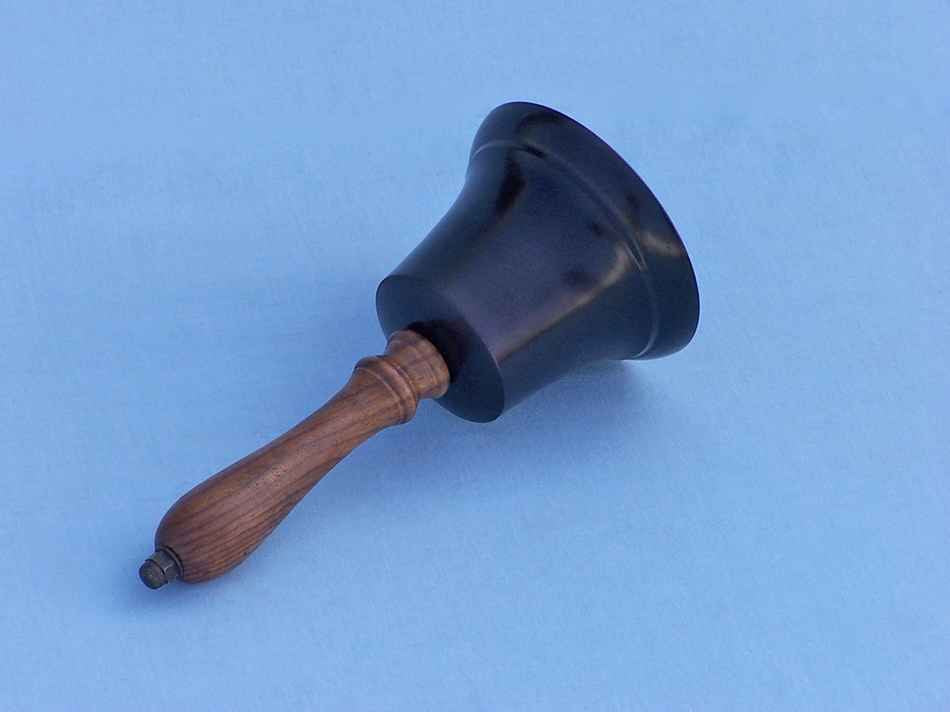 Bronze Hand Bell 9"