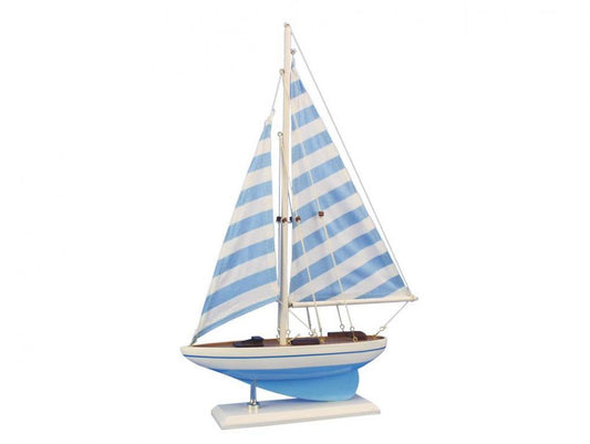 Wooden Anchors Aweigh Model Sailboat 17"