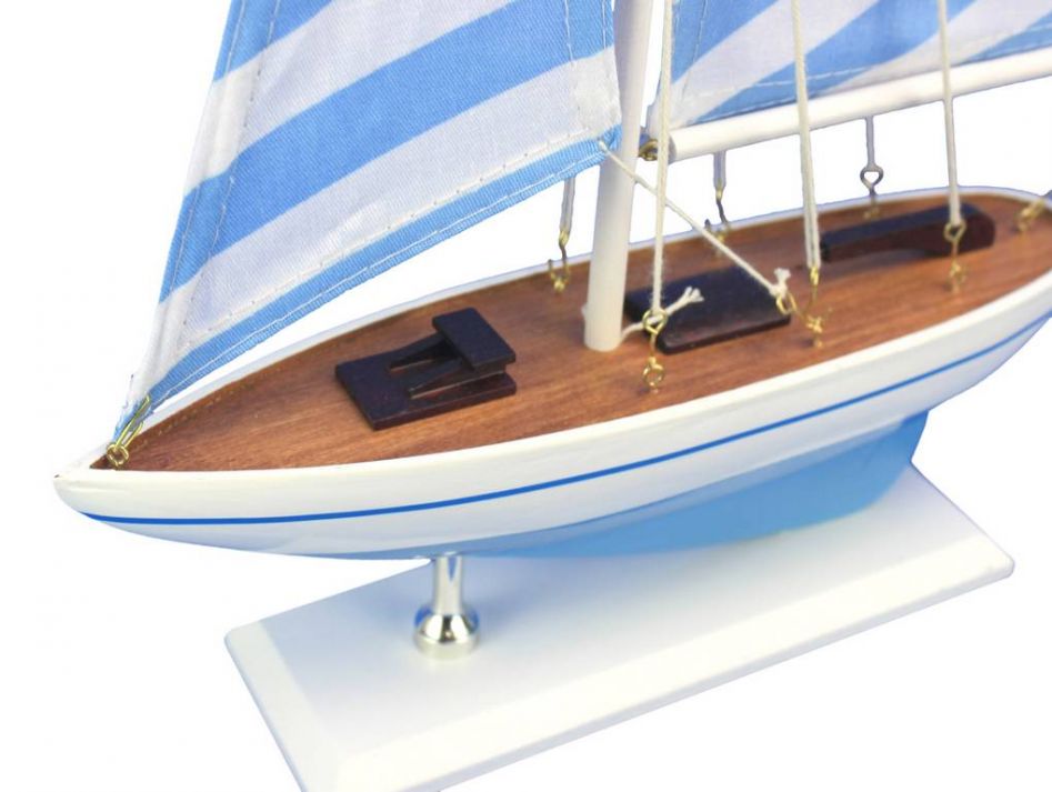 Wooden Anchors Aweigh Model Sailboat 17"
