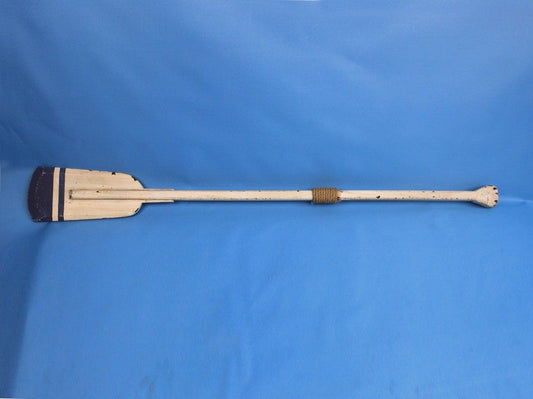 Wooden Rustic Stone Harbor Decorative Squared Rowing Boat Oar w/ Hooks 50"