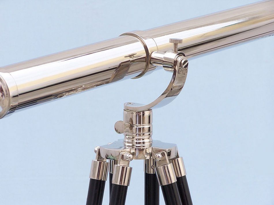 Floor Standing Chrome Galileo Telescope 65"