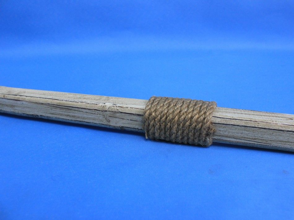 Wooden Rustic King Harbor Decorative Squared Rowing Boat Oar with Hooks 50"