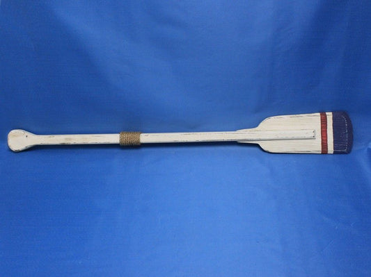 Wooden Crawford Decorative Squared Rowing Boat Oar w/ Hooks 36"