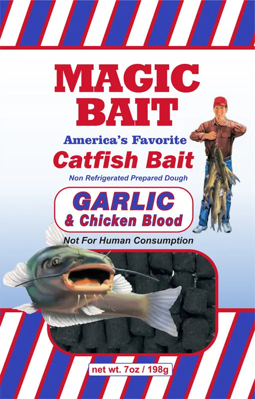 Magic Bait’s Garlic & Chicken Blood Catfish Bait 2 Packages