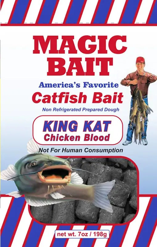 Magic Bait’s KING KAT Chicken Blood Catfish Bait 2 Packages