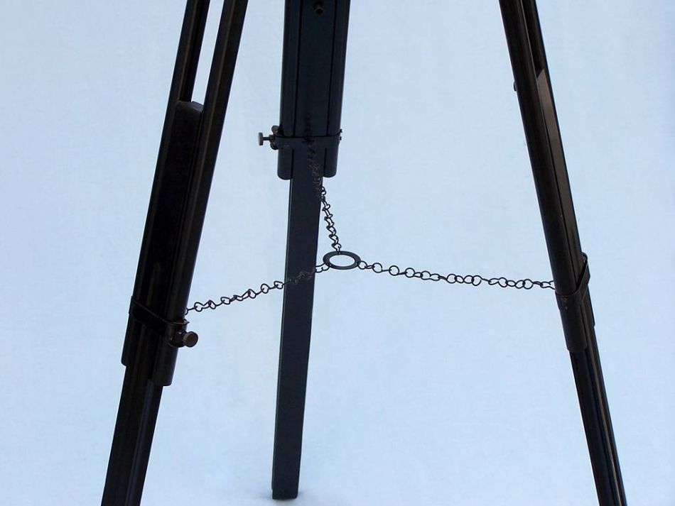 Floor Standing Oil-Rubbed Bronze-White Leather With Black Stand Griffith Astro Telescope 65"