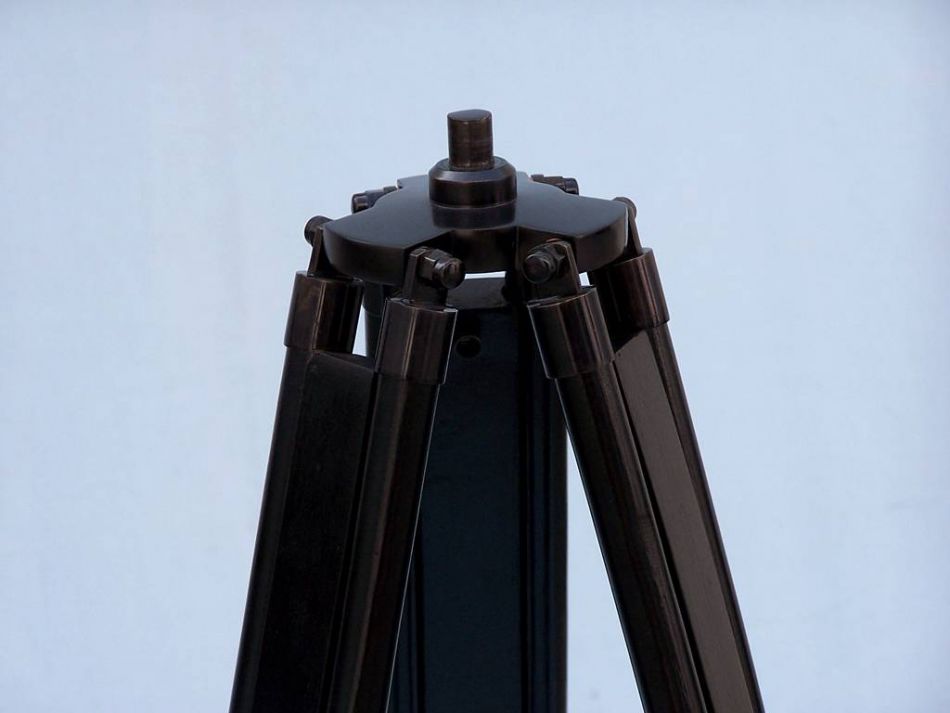 Floor Standing Oil-Rubbed Bronze-White Leather With Black Stand Griffith Astro Telescope 65"