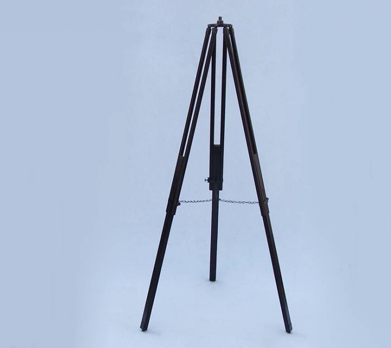 Floor Standing Oil-Rubbed Bronze-White Leather With Black Stand Griffith Astro Telescope 65"