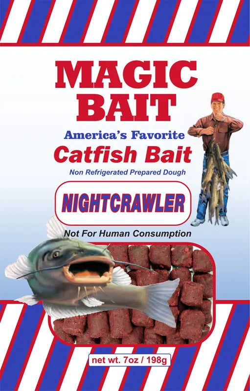 Magic Bait’s  Nightcrawler Catfish Bait 2 Packages