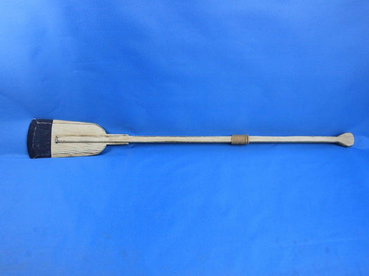 Wooden Rustic St. Lawrence Decorative Squared Rowing Boat Oar with Hooks 50"