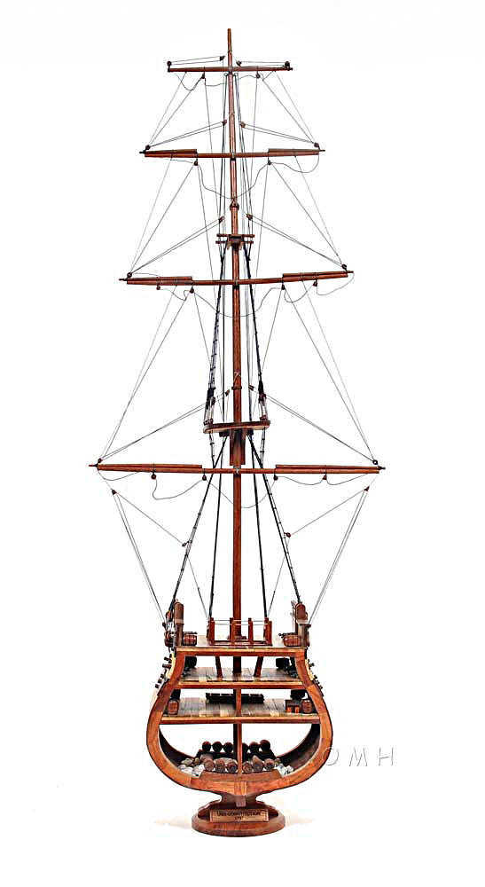 USS Constitution Model Ship Cross Section