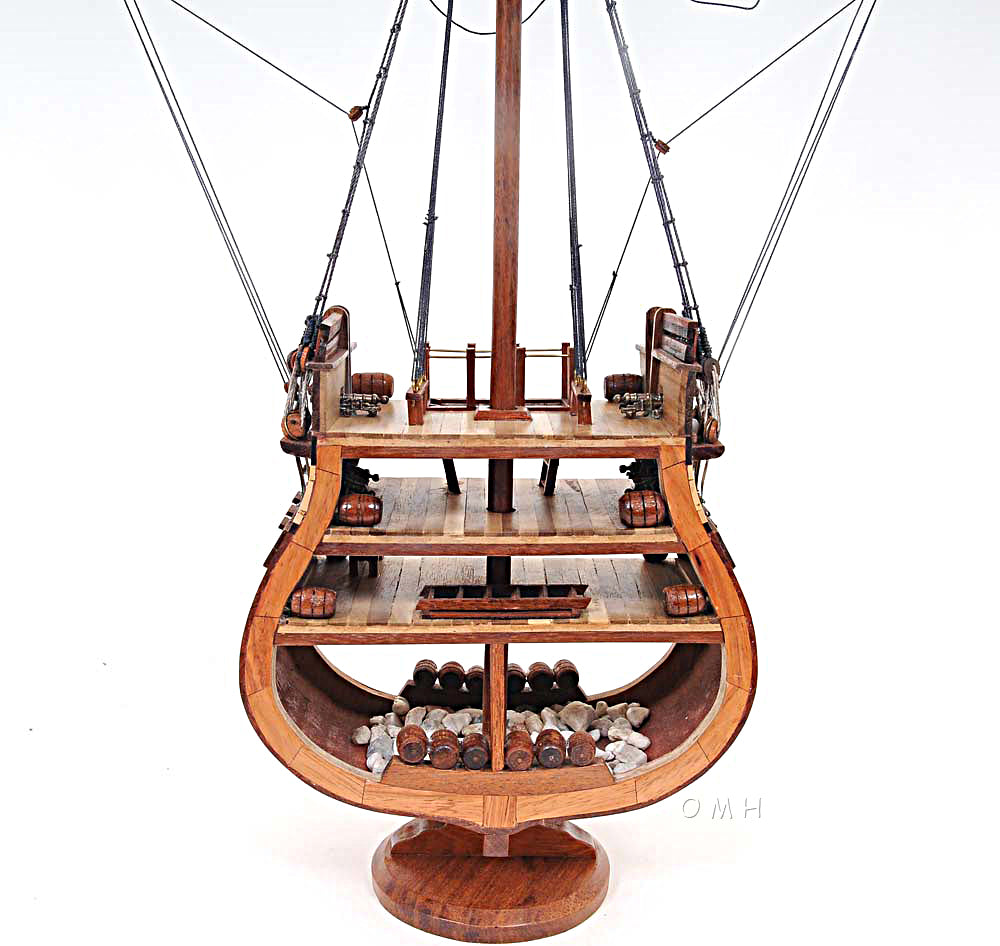 USS Constitution Model Ship Cross Section