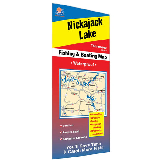Nickajack Lake Fishing Map-A405