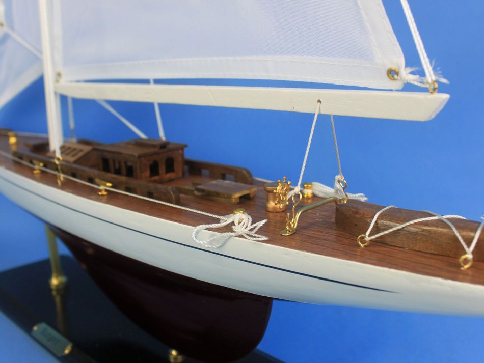 Wooden Ranger Model Sailboat Decoration 35"