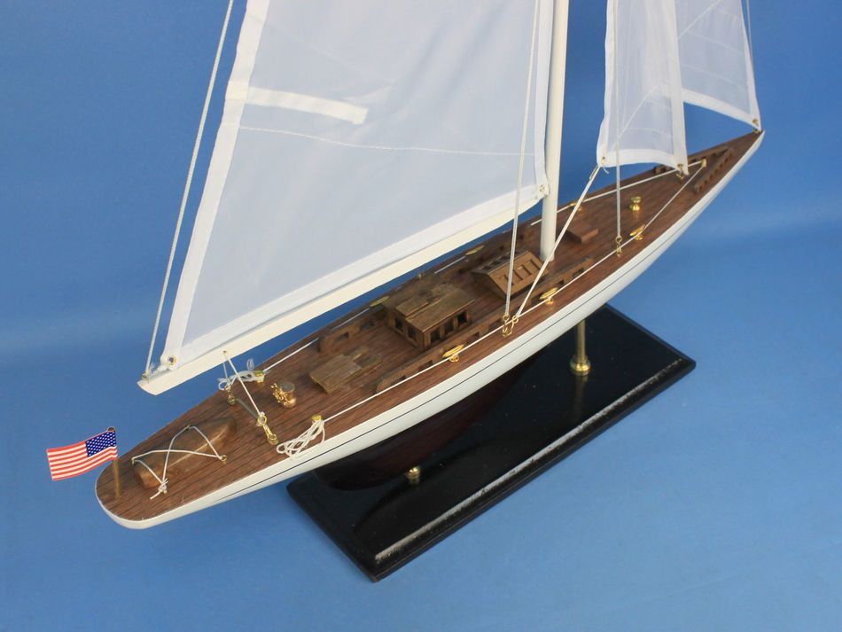 Wooden Ranger Model Sailboat Decoration 35"