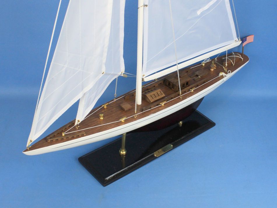 Wooden Ranger Model Sailboat Decoration 35"