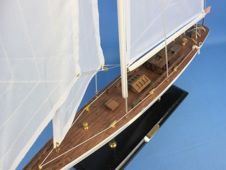 Wooden Ranger Model Sailboat Decoration 35"