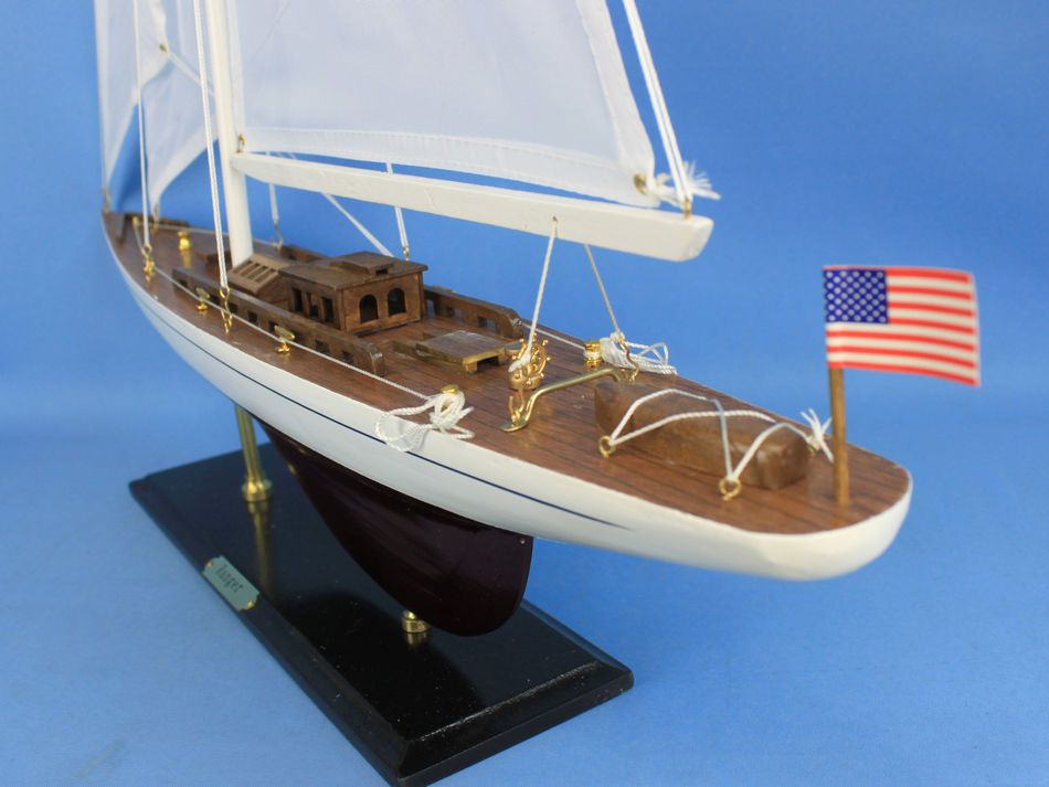 Wooden Ranger Model Sailboat Decoration 35"