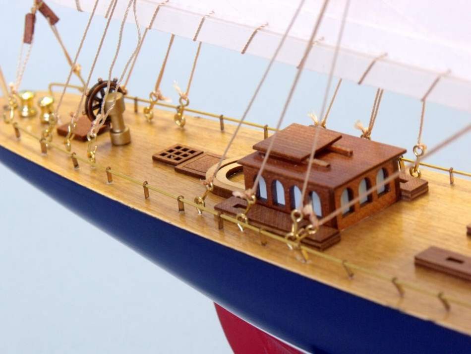 Wooden Endeavour Limited Model Sailboat Decoration 27"