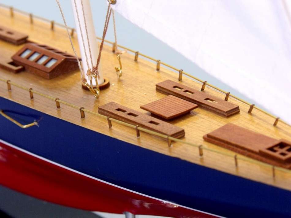 Wooden Endeavour Limited Model Sailboat Decoration 27"