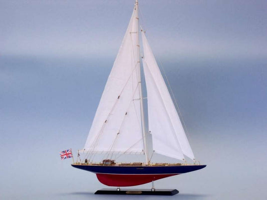 Wooden Endeavour Limited Model Sailboat Decoration 27"