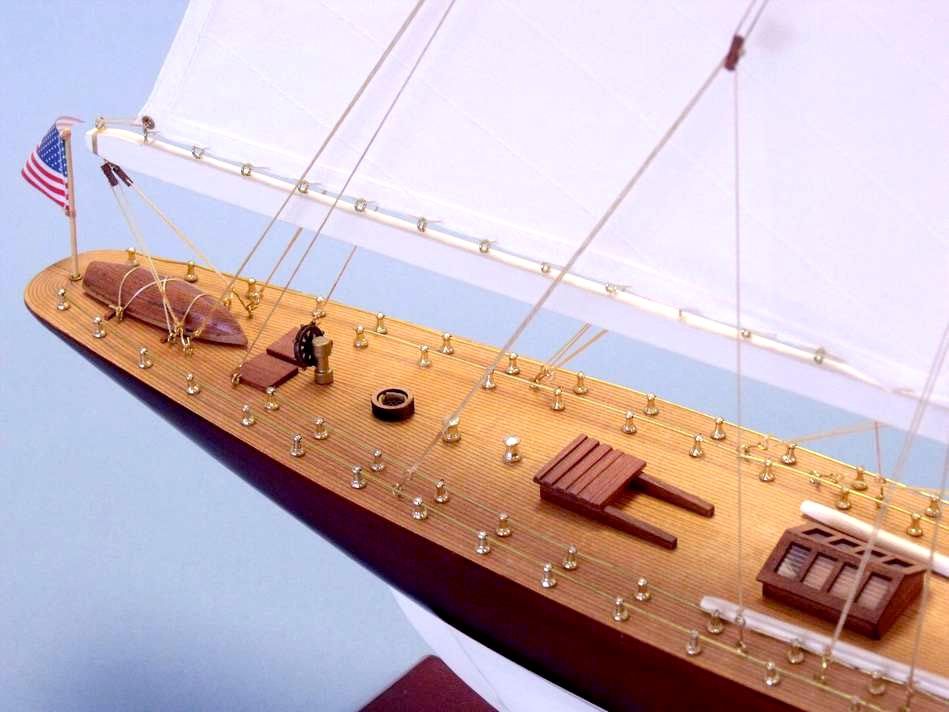 Wooden William Fife Limited Model Sailboat Decoration 35"