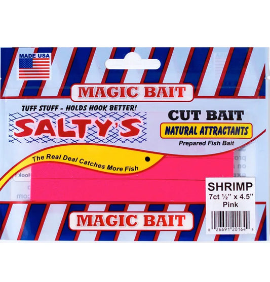 Salty’s Pink Shrimp Flavor Cut Bait 2 Packs
