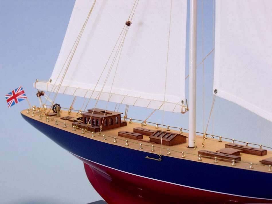 Wooden Endeavour Limited Model Sailboat Decoration 35"