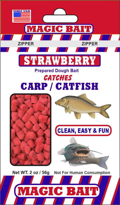 Strawberry Carp Bites Dough Bait 2 Packs
