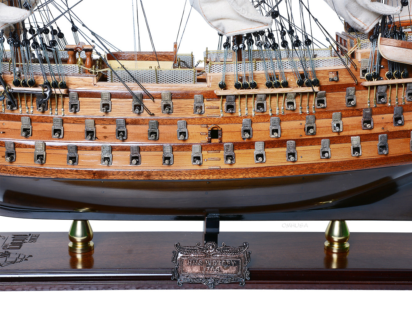 HMS Victory Model Ship Limited Edition Downwind Full Sails