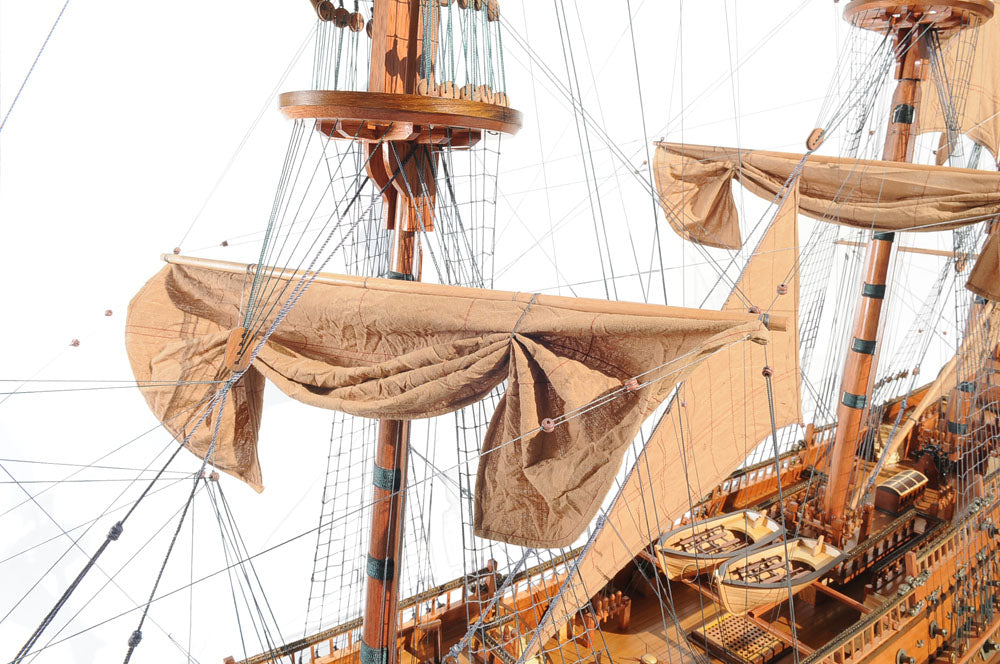 San Felipe Tall Ship Model Over 7 Foot Long