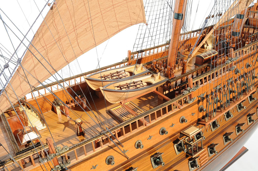 San Felipe Tall Ship Model Over 7 Foot Long