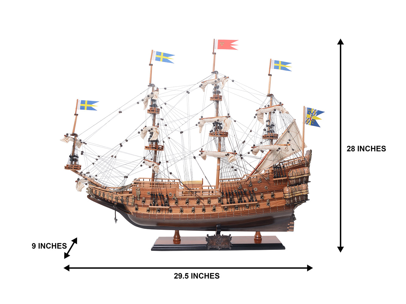 Wasa ( Vasa ) Wooden Tall Ship Model