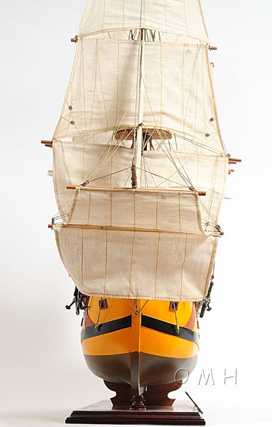 HMS Endeavour Historic Tall Ship Model Painted Version