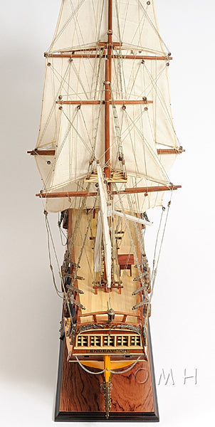 HMS Endeavour Historic Tall Ship Model Painted Version