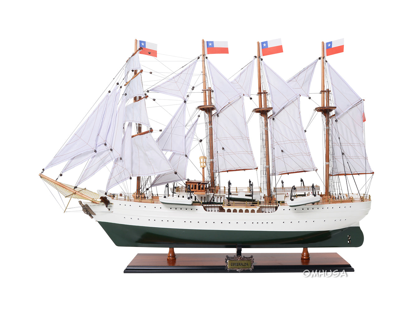 Esmeralda Model Ship Painted