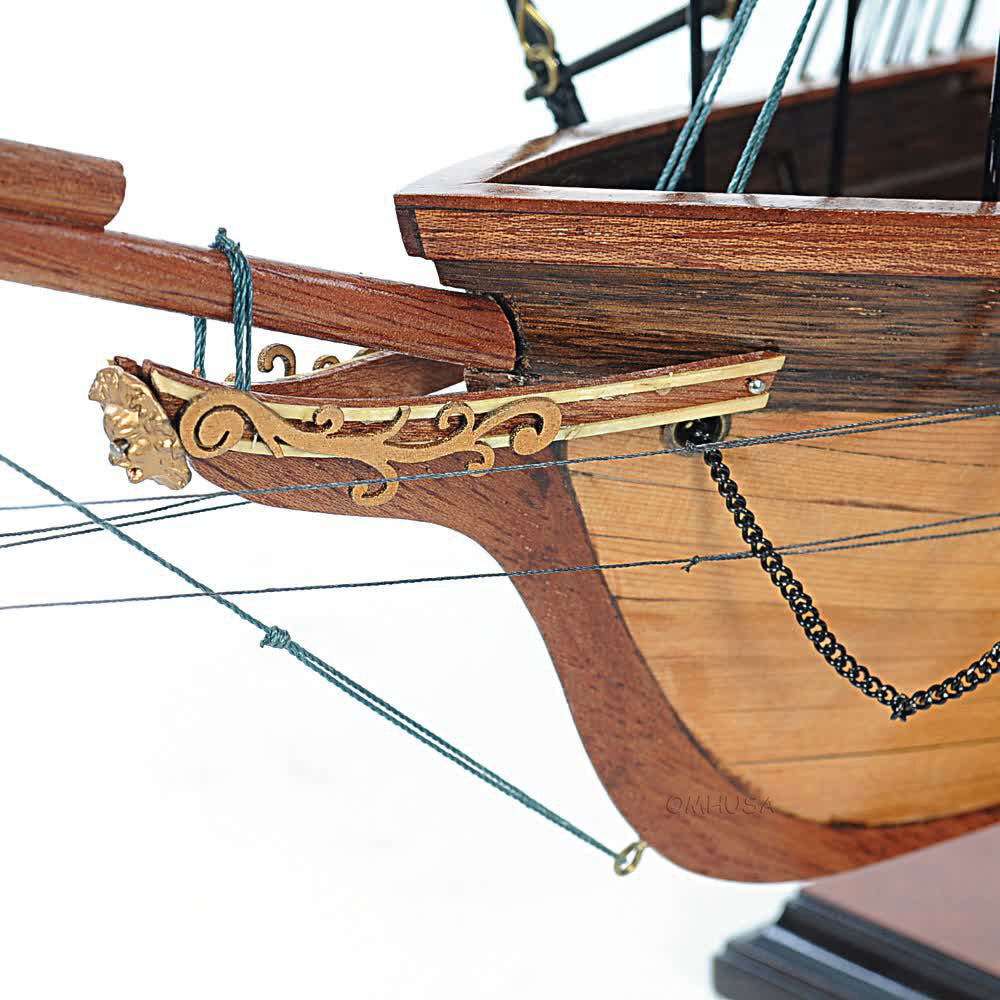 CSS Alabama Model Ship w/o Sails