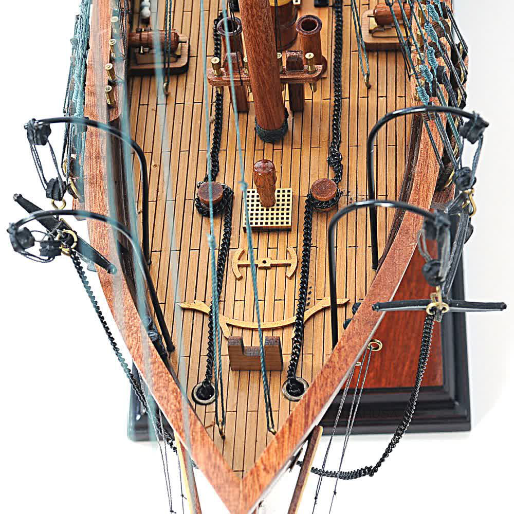 CSS Alabama Model Ship w/o Sails