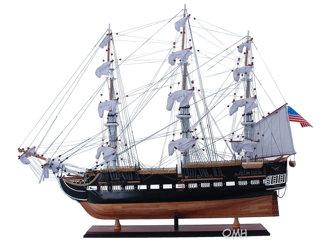 USS Constitution Model Ship Large Painted