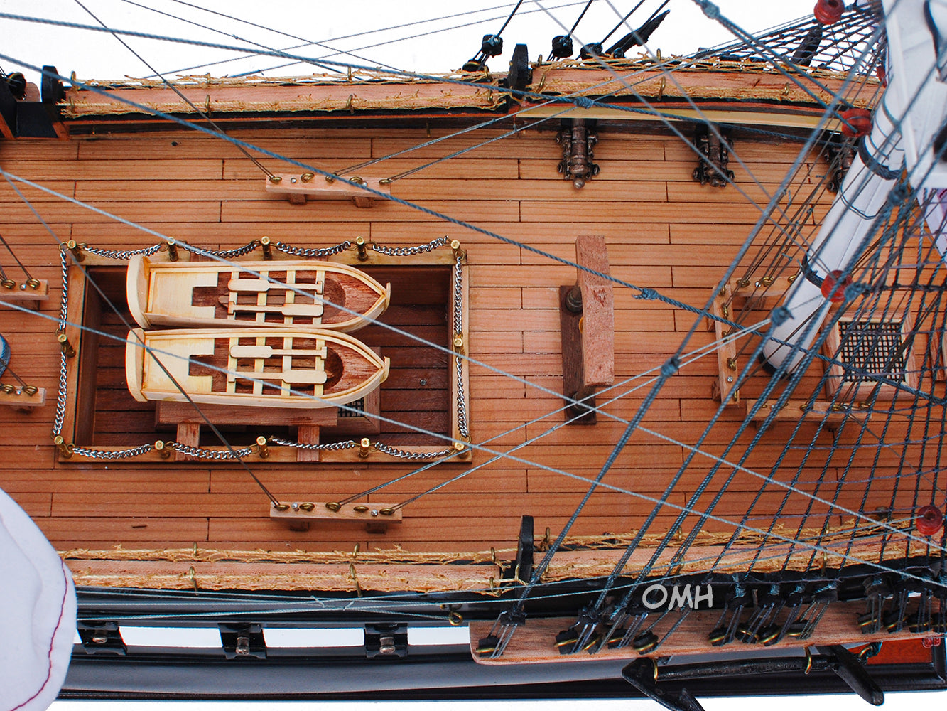 USS Constitution Model Ship Large Painted